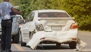 Uber driver involved in an Indiana car accident