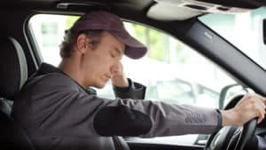drowsy truck driver can cause a car accident