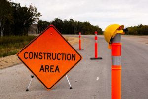 Construction zone signs