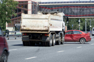Grain truck accident