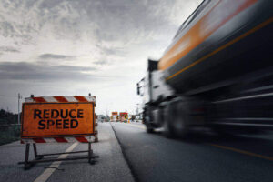 Truck accident caused by speeding in Indianapolis