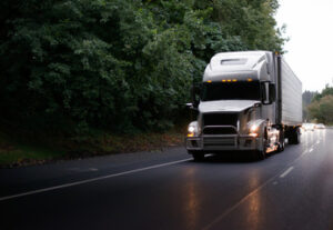 volvo trucks on highway