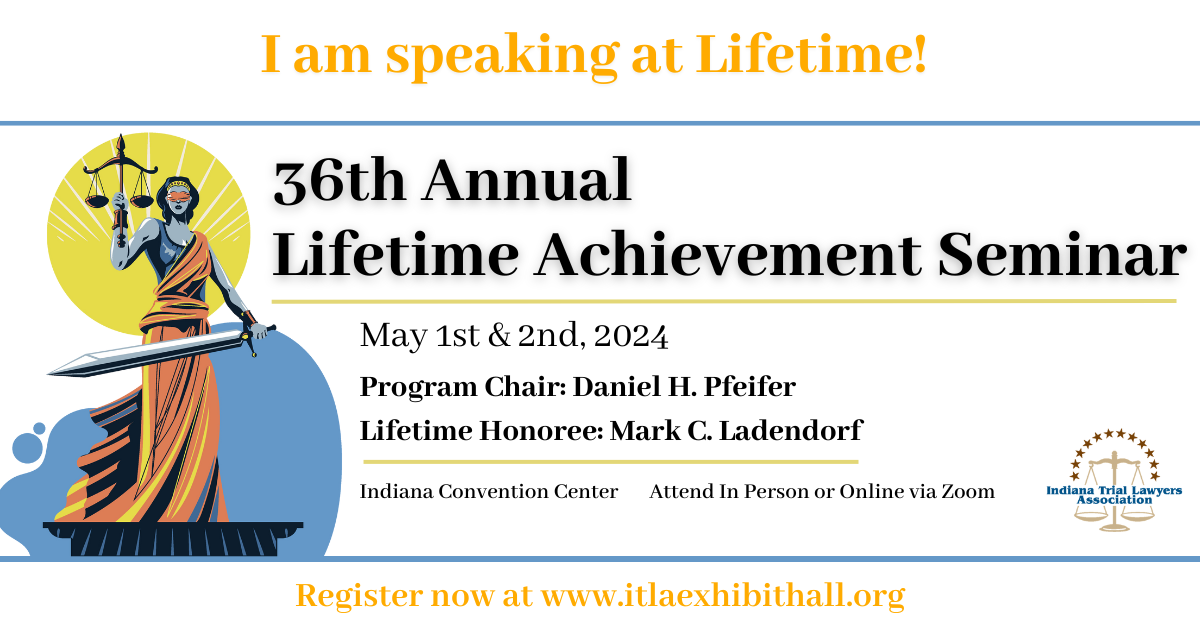 Lifetime Achievement Seminar Graphic