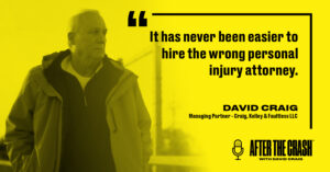 David Craig and a quote superimposed over his photo