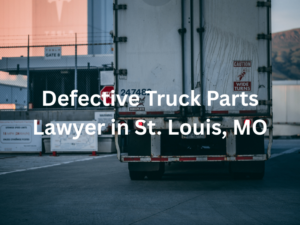 Defective Truck Parts Lawyer in St. Louis, MO
