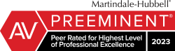 Martindale-Hubbell® AV Preeminent Rating Badge