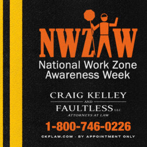 graphic to promote National Work Zone Awareness Week