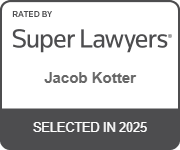 Jacob Kotter 2025 Super Lawyer Badge