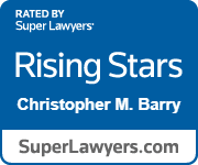 Rated By Super Lawyers Rising Stars Christopher M. Barry