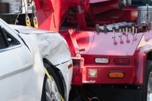 Accident involving a car and a truck