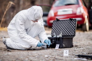 Collecting evidence after a truck crash